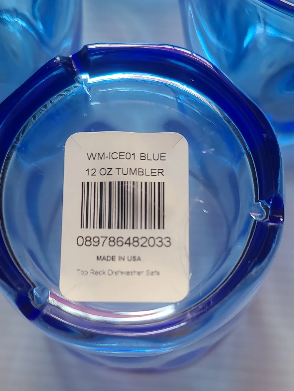 Blue Acrylic Party Tumblers - Set of 8